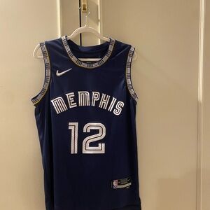 Ja Morant Nike Memphis Basketball Jersey - Dark Blue